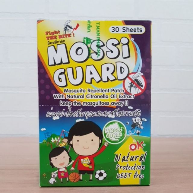 mossi-guard-แผ่นแปะป้องกันยุงจากธรรมชาติ