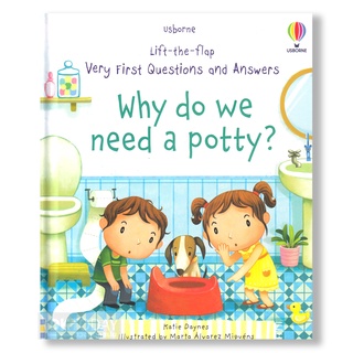 DKTODAY หนังสือ USBORNE LIFT-THE-FLAP FIRST Q&A WHY DO WE NEED A POTTY? (AGE 2+)