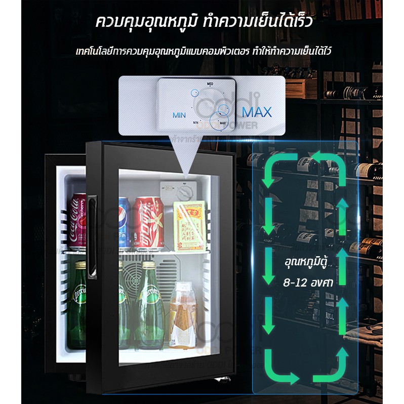 ภาพหน้าปกสินค้าตู้เย็น ตู้แช่ถนอมอาหาร CD16 ตู้เย็นมินิ ตู้เย็นขนาดเล็ก ตู้เย็นมินิบาร์ สามารถใช้ได้ในบ้าน หอพัก ที่ทำงาน ขนาด 30ลิตร จากร้าน oddishop บน Shopee