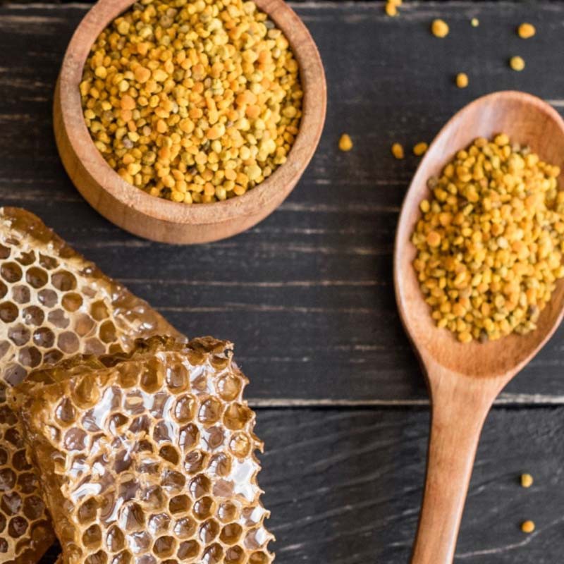 เกสรผึ้ง-อาหารมากคุณค่า-สารพัดคุณประโยชน์-bee-pollen-golden-bee-150g