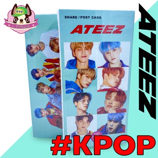 โปสการ์ด ATEEZ แถม สติ๊กเกอร์ ❗️