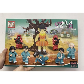 ตัวต่อเลโก้ สวิตซ์เกมส์ Squid Game พร้อมส่ง งานจีน สินค้าใหม่ล่าสุด สีสันสดใส no.69637
