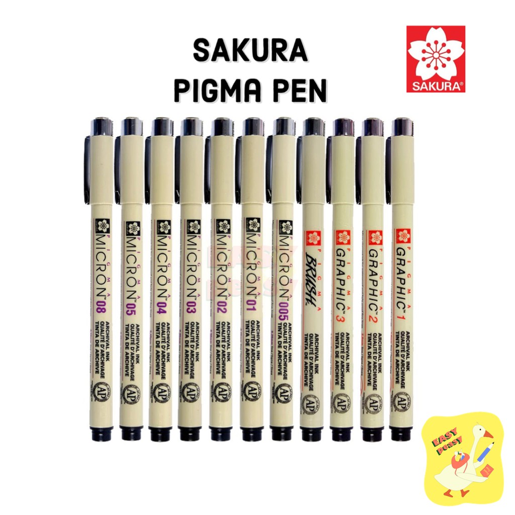 ปากกาตัดเส้น-พิกม่า-ซากุระ-หัวเข็ม-sakura-pigma-pen