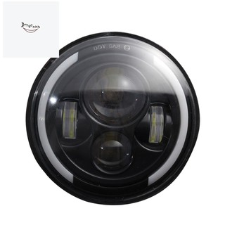 ไฟหน้าไฟ Led Hi / Low Beam Halo 7 Jeep Wrangler Jk สําหรับติดรถยนต์