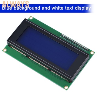 ภาพหน้าปกสินค้าโมดูลหน้าจอ LCD IIC I2C TWI 2004 204 20X4 ที่เกี่ยวข้อง