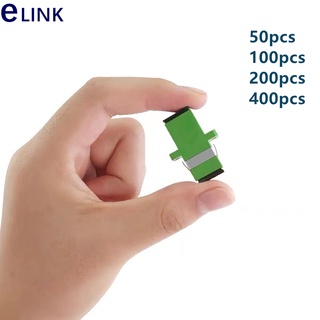 50pcs100pcs200pcs400pcs SC/APC fiber optic adapter SC APC coupler simplex SX SM green singlemode free shipping IL within