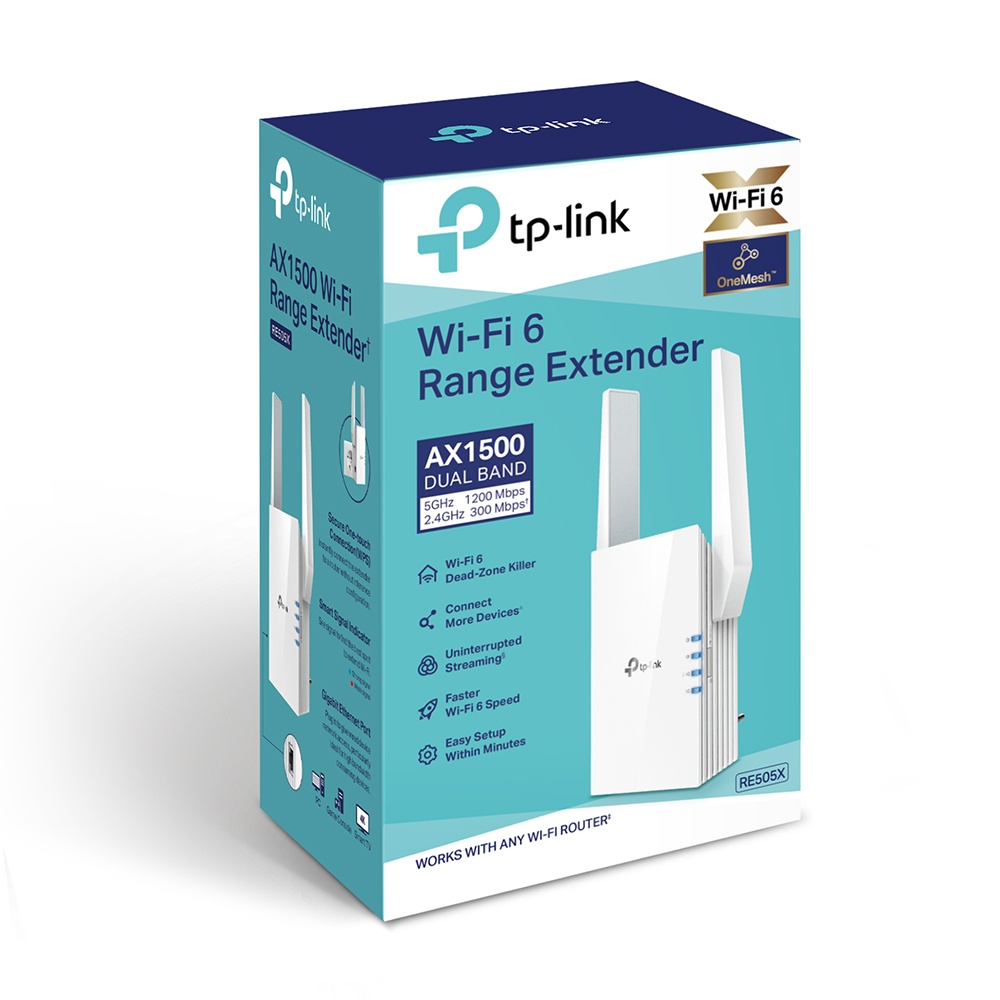 wi-fi-range-extender-อุปกรณ์ขยายสัญญาณ-tp-link-re505x-ax1500-wi-fi-range-extender