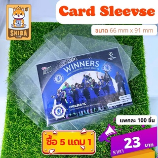 ราคาและรีวิว[Shiba Card]ซองใสใส่การ์ด Card Sleeves ขนาด 66x91mm (1 แพค 100 ซอง) ซองใสใส่การ์บอล ซองใสใส่การ์ดบาส