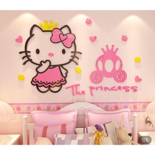 Hello Kitty แผ่นอะคริลิก 3D