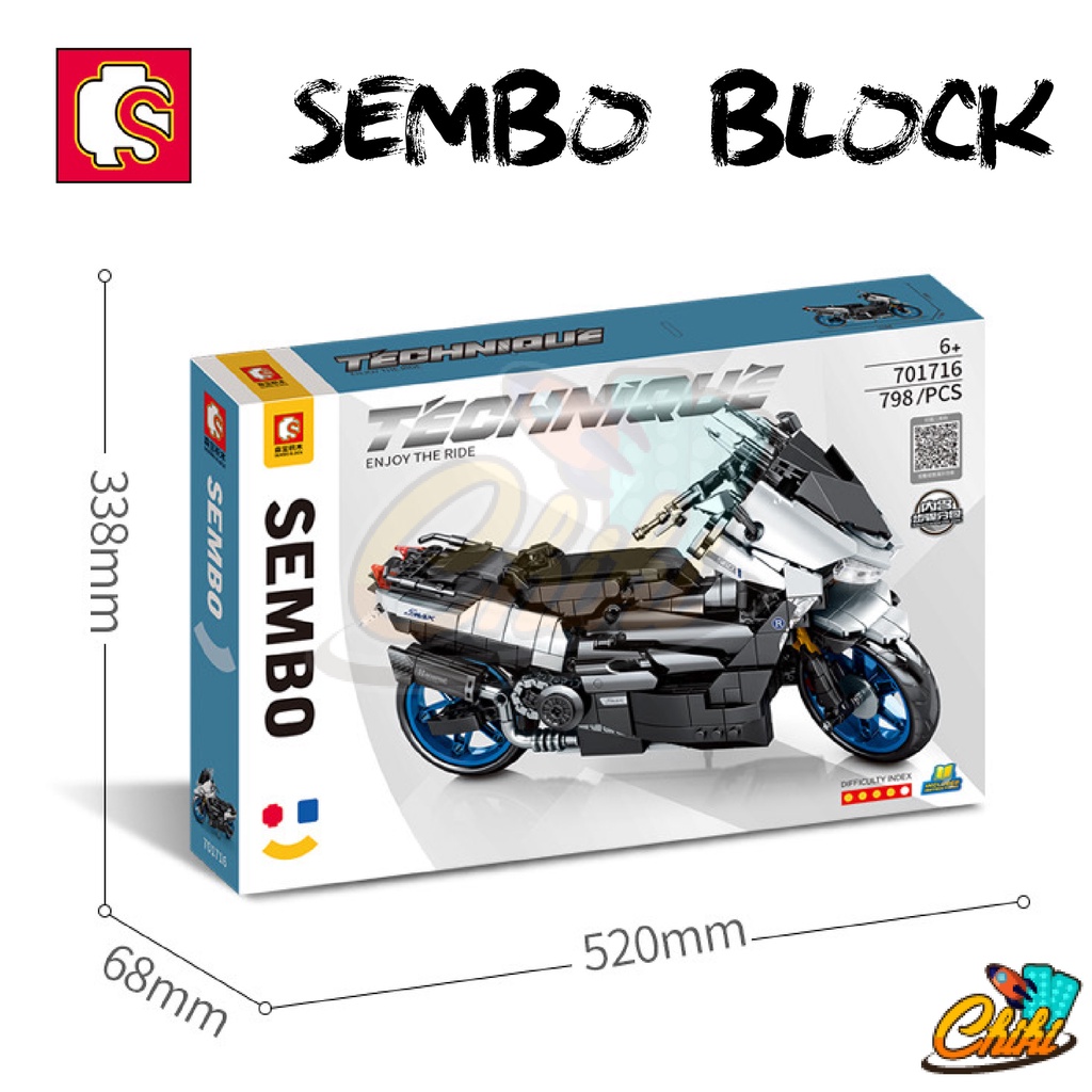 ชุดตัวต่อ-sembo-block-รถมอเตอร์ไซ์-smax-sd701716-จำนวน-798-ชิ้น