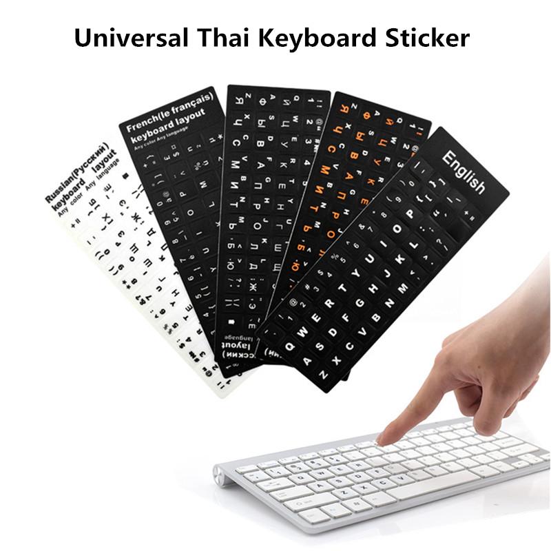 ภาพหน้าปกสินค้า【Ready Stock】แป้นพิมพ์ลายตัวอักษรแบบกันน้ำสำหรับคีย์บอร์ด Keyboard Sticker Thai ที่เกี่ยวข้อง