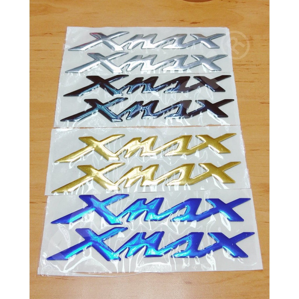 Sticker 3D Logo Xmax | Shopee Thailand