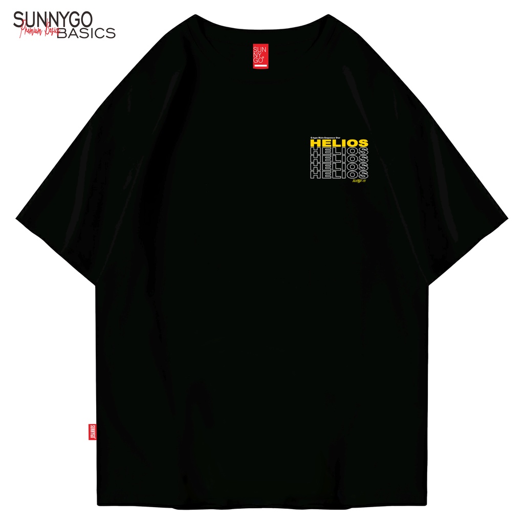 คอลูกเรือเสื้อยืดคอกลมsunnygo-เสื้อยืด-เกม-helios-playgameผ้าฝ้ายแท้