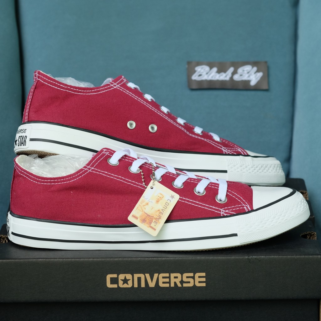 converse-all-star-classic-ox-รุ่นฮิต-สีเลือดหมู-รองเท้าผ้าใบ-คอนเวิร์ส-ได้ทั้งชายหญิง