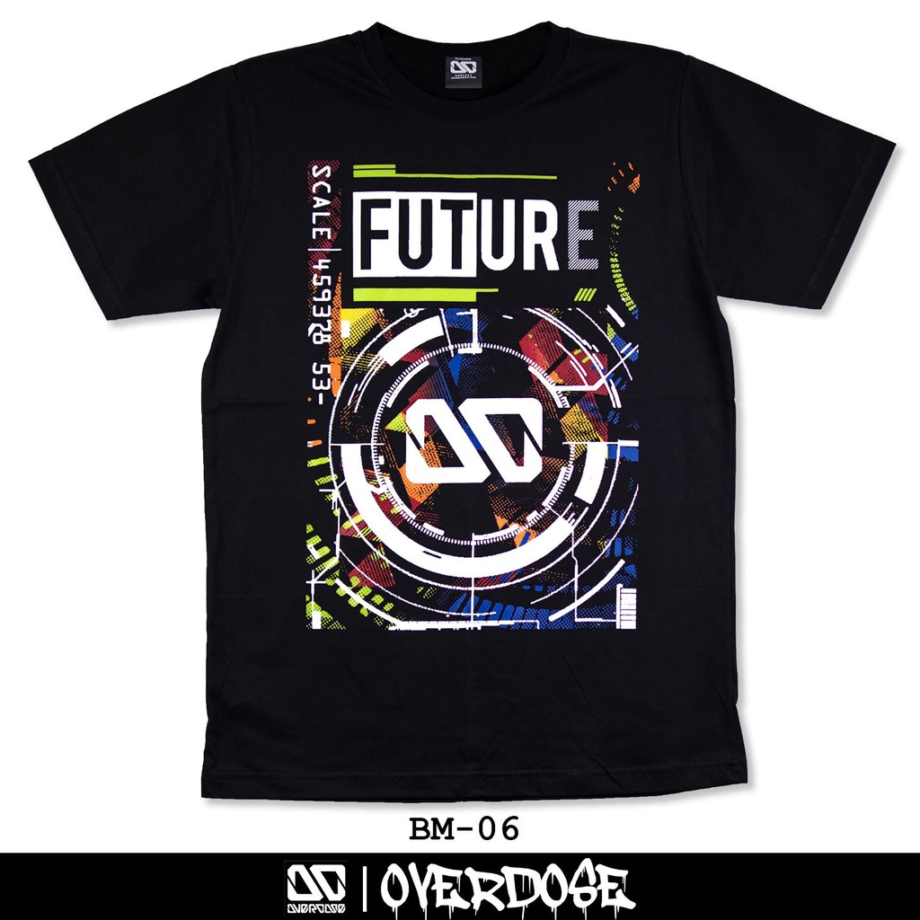 overdose-t-shirt-เสื้อยืดคอกลม-สีดำ-รหัส-bm-06-โอเวอโดส