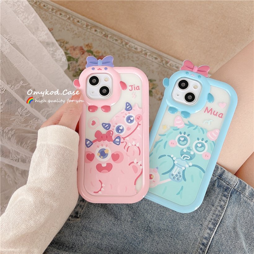 ภาพสินค้าReady Stock  OPPO A17 A16 A77 A15 A57 A74 A94 A95 A3S A12E A5 A9 Reno 6 5 Lite 7Z F19 Pro Cute Cartoon Puppy Transparent soft Omykod Drop Protection Back Cover จากร้าน omykod.th บน Shopee ภาพที่ 2