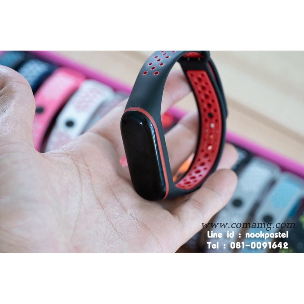 สายสปอร์ต-xiaomi-สายเสริม-miband5-ใช้กับรุ่น-3-4-ได้