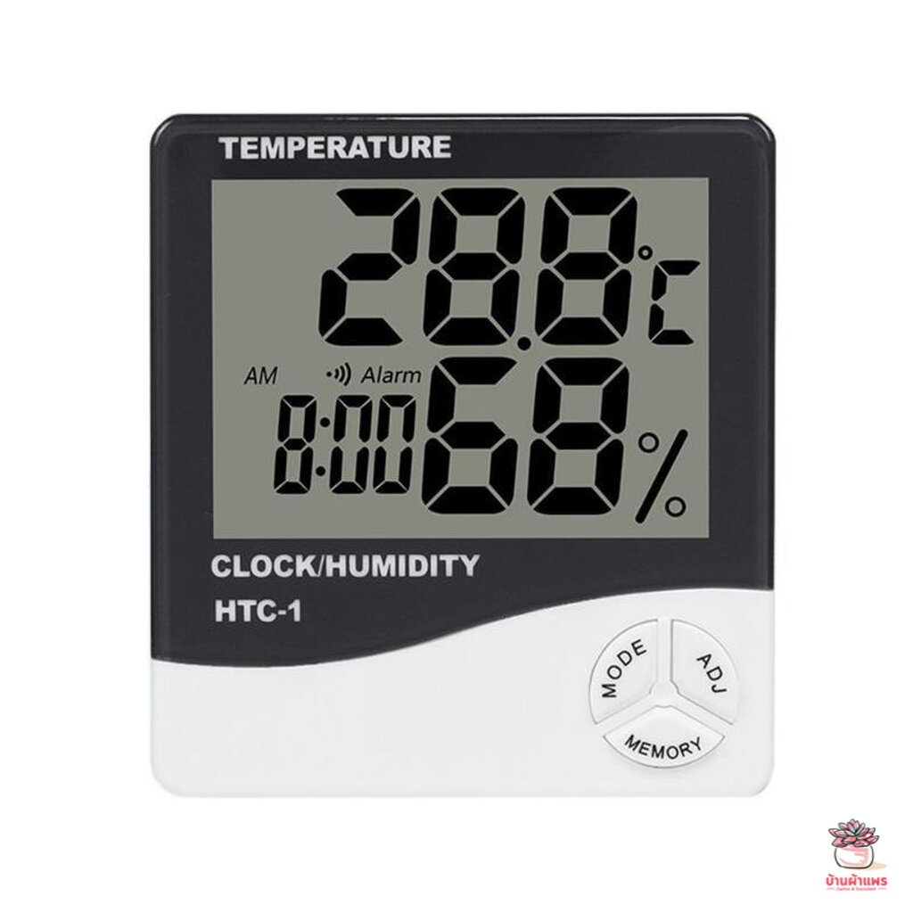 เครื่องวัดความชื้น-เครื่องวัดอุณหภูมิ-และตัวตั้งเวลา-digital-temperature-meter-แคคตัส-กระบองเพชร-ไม้อวบน้ำ-cactus-amp-suc