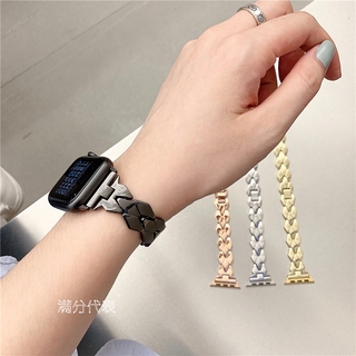 สายโซ่โลหะ ประดับเพชร บางพิเศษ สําหรับ iwatch serie 8 7 6 5 SE 4 3 2 1 49 มม. 41 มม. 45 มม. 44 มม. 40 มม. 38 มม. 42 มม.