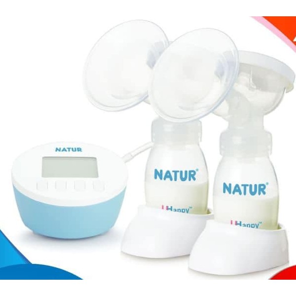 เครื่องปั๊มนมไฟฟ้า-natur-d2-มีแบตเตอรี่ในตัว