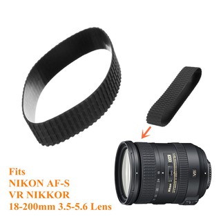 【ele】แหวนยาง เลนส์ ซูม สำหรับ Nikon AF-S VR NIKKOR 18-200MM f/3.5-5.6G