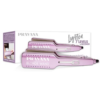 Pravana The Blonde Wand - Lighten 7 level in second  เครื่องรีดผม สำหรับใช้ในการฟอกผมร่วมกับ pravana Pure light