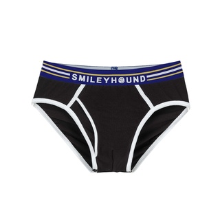 สินค้า SMILEYHOUND INNERWEAR กางเกงใน กางเกงในชาย กางเกงในขาสั้น สีขาว สีเทา สีดำ ผ้า cotton spandex รุ่น CU2105