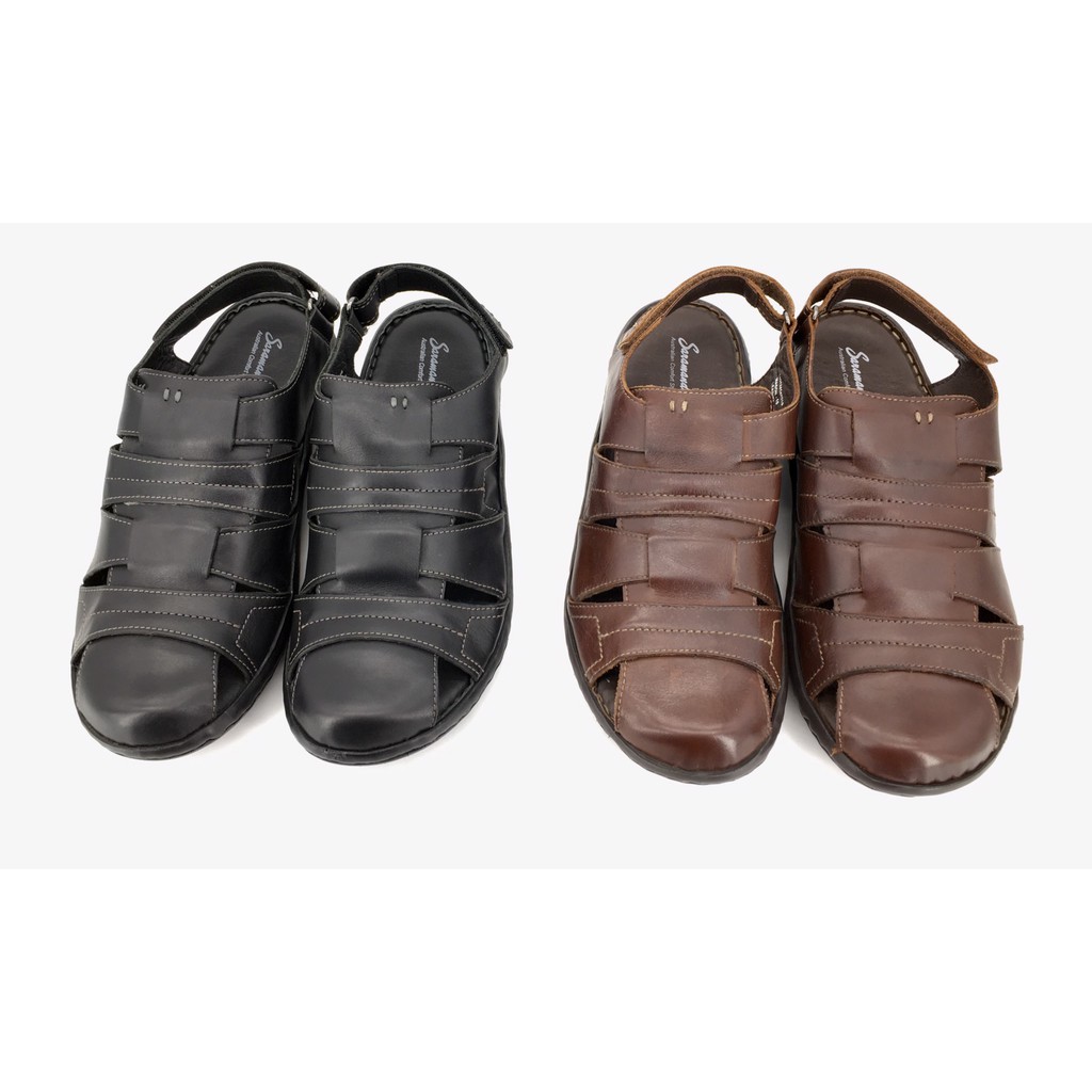 ภาพสินค้าSaramanda รุ่น 145124 Mason รองเท้าผู้ชายแบบรัดส้น หนังแท้ มี 2 สี จากร้าน saramanda_officialshop บน Shopee ภาพที่ 2