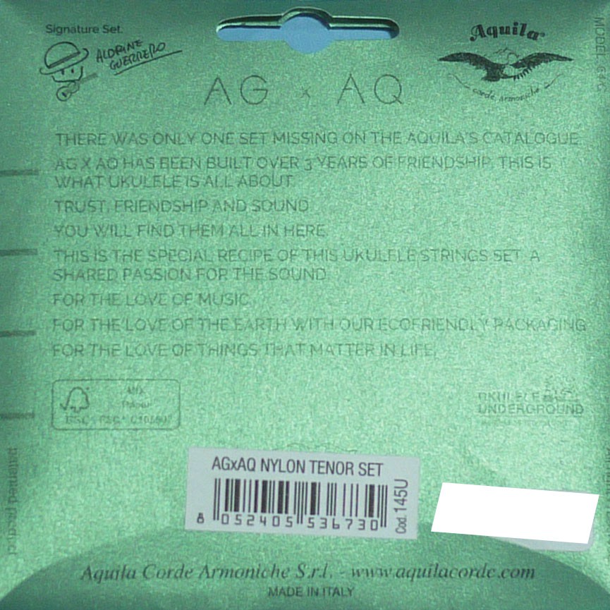 aquila-agxaq-tenor-strings-145u-สายอูคูเลเล่-ยี่ห้ออะกีล่า-ไซส์เทนเนอร์