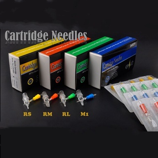 SPARK Cartridges อุปกรณ์สักลายสำหรับเดินเส้นลงสีดำเงาบรรจุ 16ชิ้นต่อกล่อง