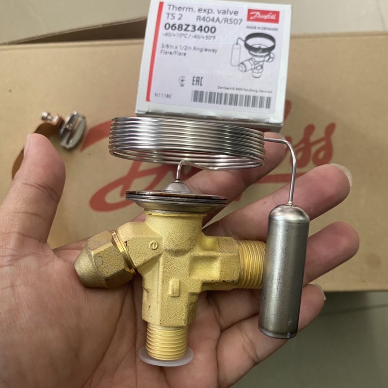 Danfoss 068Z3400 Thermostatic Expansion Valve – New, HVAC/R Refrigeration Component