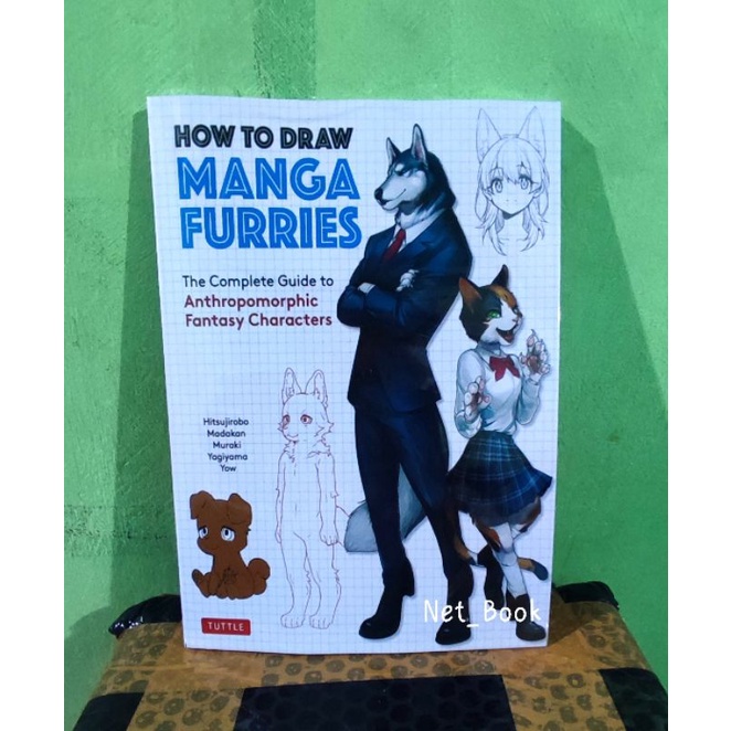 หนังสือการ์ตูนมังงะ How to Draw Furries Book The Complete Guide to