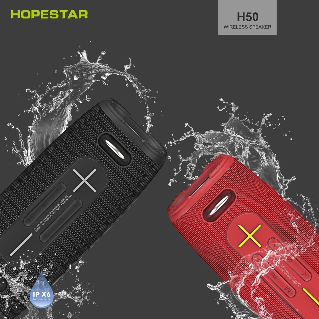 new-hopestar-h50-ลำโพงบลูทูธ-ของแท้-100-กันน้ำกลางแจ้งheavy-bassคอลัมน์ซับวูฟเฟอร์