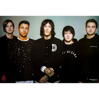 โปสเตอร์ รูปถ่าย วง ดนตรี ร็อก บริงมีเดอะฮอไรซัน Bring Me The Horizon POSTER 24”x35” Inch British Alternative Rock V2