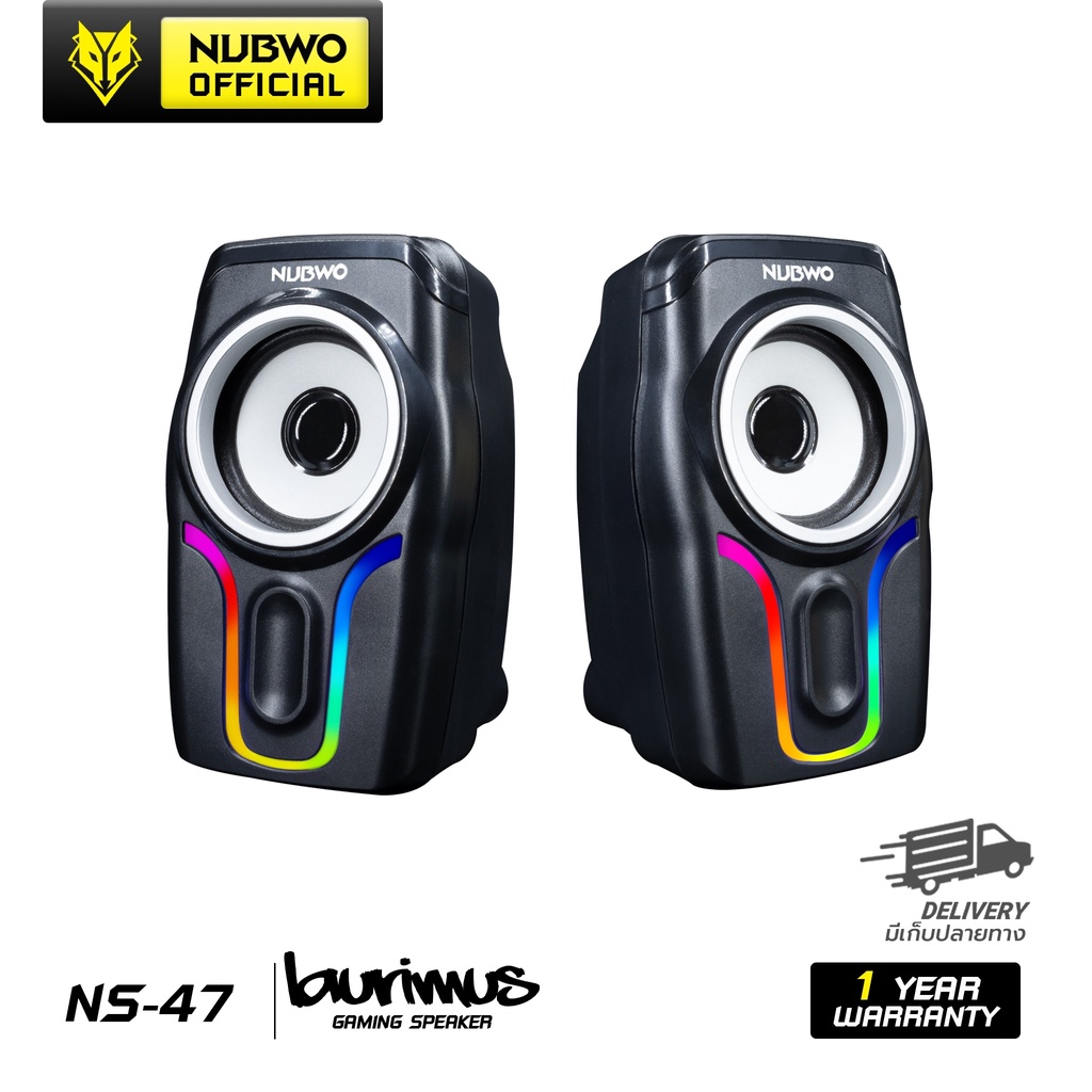[สินค้ารับประกัน 1 ปี] Nubwo ลำโพงเกมมิ่ง LAURIMUS NS47 Mini Stereo ...