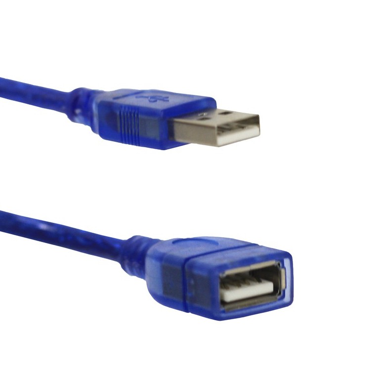ภาพหน้าปกสินค้าสาย USB 2.0 Male To Female Extension ยาว1.8M/3M/5M สีฟ้า จากร้าน gg_it.ac บน Shopee