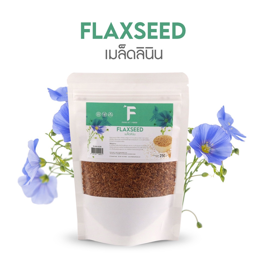Forest Food : Flexseed เมล็ดลินิน ธัญพืช วัตถุดิบ ใยอาหารสูง อุดมไปด้วย ...
