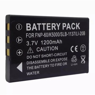 Camera Battery for Olympus รหัสแบตOLYMPUS LI-20B / NP-60 FNP60 / Samsung SLB-1137 Replacement Battery for Olympus AZ-1..