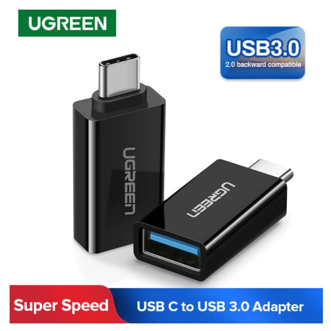 ugreen-usb-c-to-a-adapter-ดำ-ใช้แปลง-usb-c-ให้ต่อกับ-yubikey-รุ่น-type-a-เช่น-5-nfc-security-key-5-nano