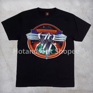 เสื้อยืดผ้าฝ้ายพรีเมี่ยม เสื้อวง Van Halen TDM 1138 Hotandrock