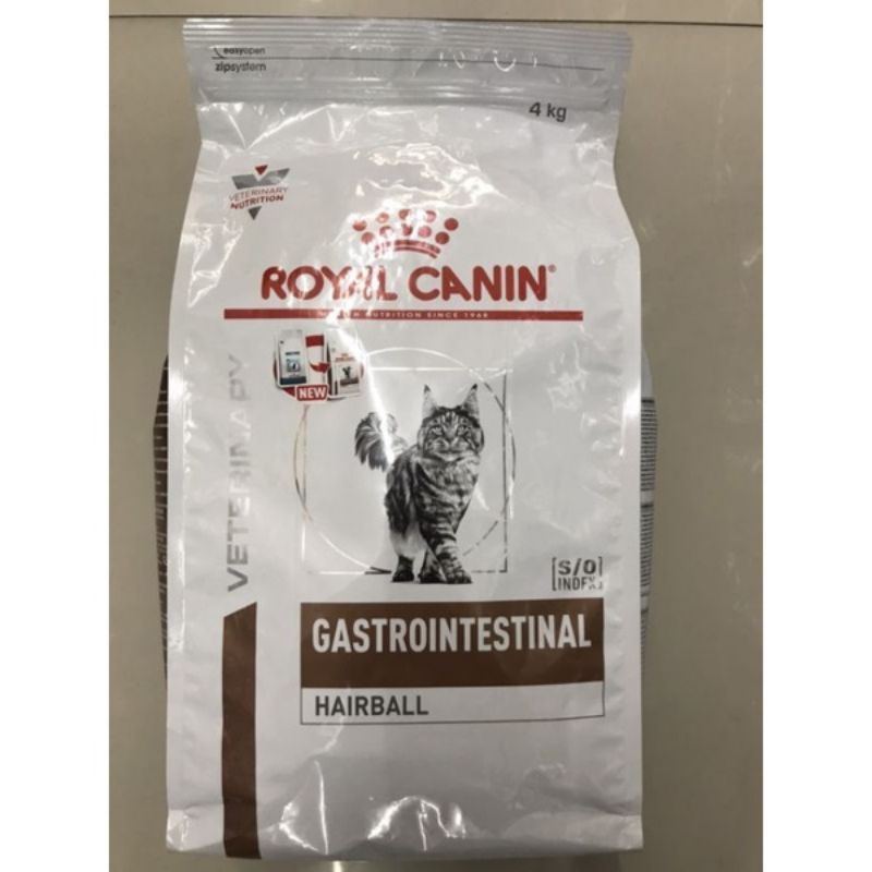 Royal Canin Gastrointestinal Hairball 4kg. อาหารแมวป้องกันการเกิดก้อนขน ...