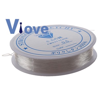 20 Meters Spool of Crystal Clear Strong Beading Thread Cord Wire Jewellery Making Stringing Necklaces Bracelets 0.5mm