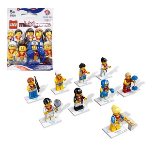 8909 : LEGO The LEGO Minifigures Team GB ครบชุด 9 ตัว (สินค้าถูกแพ็คอยู่ในซองไม่โดนเปิด)