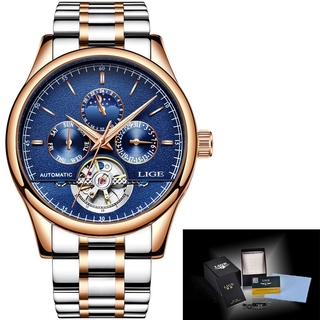 Relojes LIGE Men Automatic mechanical Sport Watch Men Luxury Brand Casual Watches Men s Wristwatch army