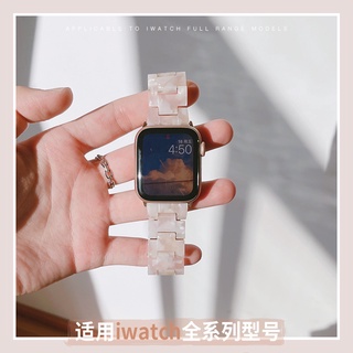 ภาพขนาดย่อของภาพหน้าปกสินค้าSummer Resin Watch Strap for Apple Watch 6 5 4 Band 42mm 38mm Correa Transparent Steel for Iwatch 6 Series 5 4 3/2 Watchband 44mm 40mm จากร้าน 3cfun.th บน Shopee ภาพที่ 1