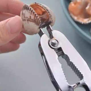 Stainless steel scallop  ที่แกะหอยแครง บีบก้ามปู สแตนเลส