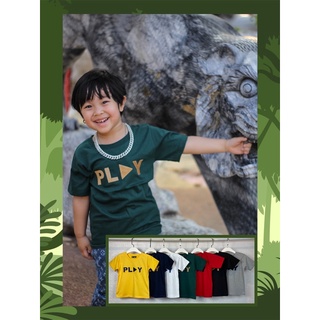 (ลดเพิ่ม70 ใช้โค้ด INC1FM1) เสื้อยืดเด็ก ลาย PLAY