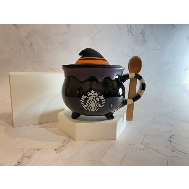 Starbucks KOREA Halloween Ceramic Mug (Pot Design) แก้วจากสตาร์บัค