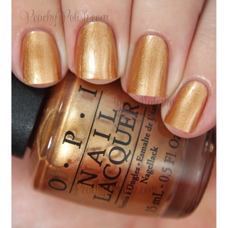 พร้อมส่ง OPI - OPI with a nice Finn-ish (NL N41)  ยาทาเล็บ สีทองหรูมากค่าาา Gold shimmer ลุคหรูหร่ามาก ค่าาา แท้ 100%