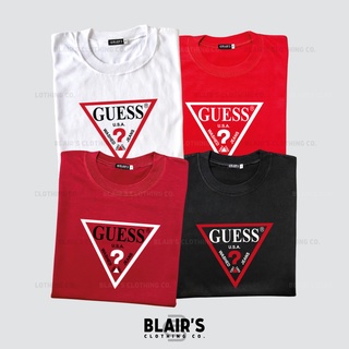 เสื้อโอเวอร์ไซ - เสื้อยืดสีแดง Gυess Insp¡ - บริษัท เสื้อผ้าของแบลร์